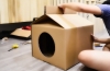 Robienie domu dla kota własnymi rękami: modele, instrukcje, materiały